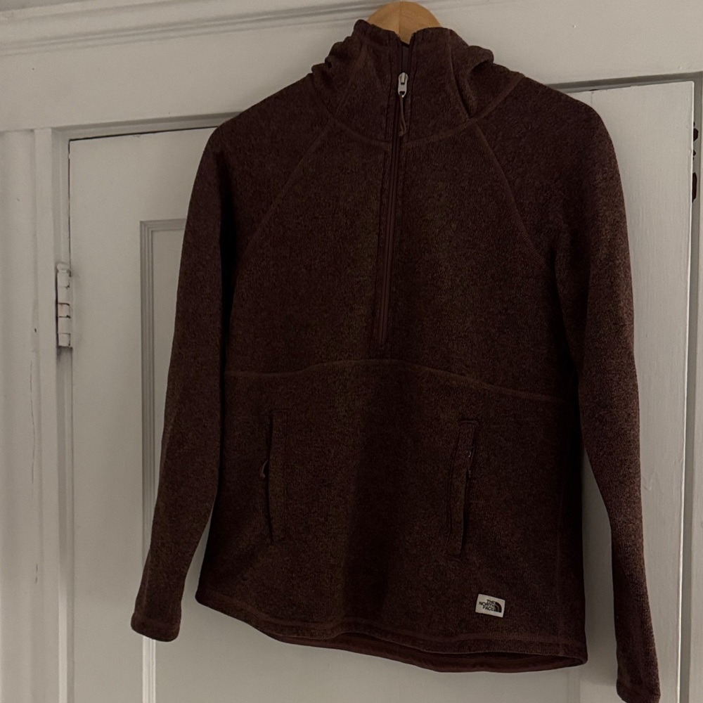 The North Face Zip-Up Fleece Quarter-Zip Hoodie